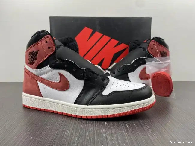 Bmlin 'Track Red' Jordan Retro Air 555088-112 1 OG High 0528